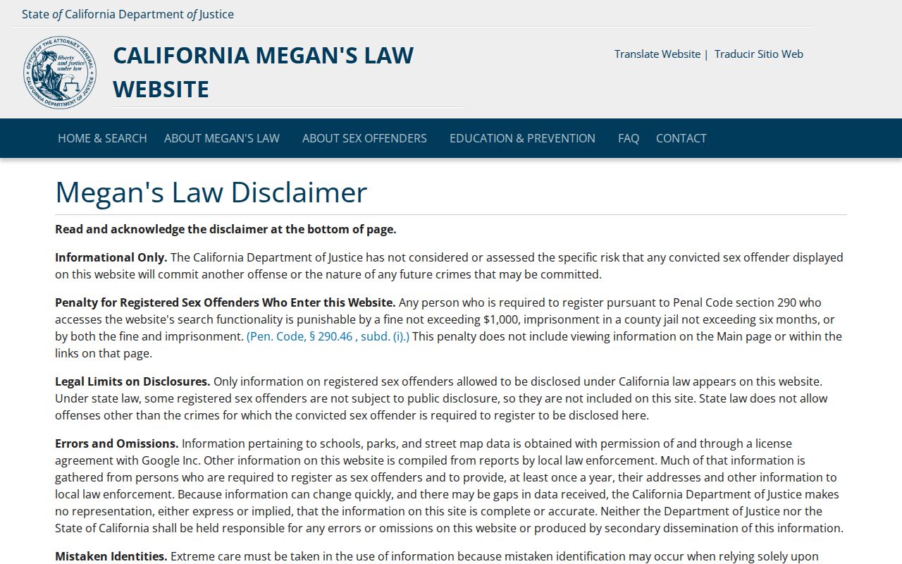 California Megan's Law photo source for Tehama County released inmate mugshot research
